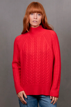 Load image into Gallery viewer, Bridge & Lord Cable Raglan Pullover BL6611