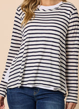 Load image into Gallery viewer, Threadz Duo Stripe Top 49041