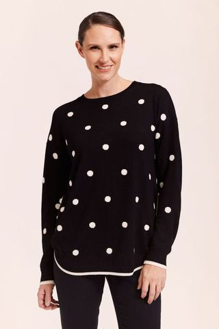 See Saw Spot Sweater 100% Merino Wool SW1000