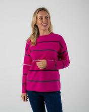 Load image into Gallery viewer, See Saw Multi Colour Stripe Sweater SW1014
