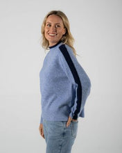 Load image into Gallery viewer, See Saw Mock Neck Trim Sweater SW1063
