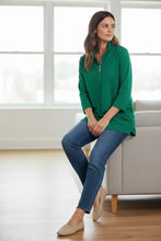 Load image into Gallery viewer, Equinox Half Zip Cotton Top 5232
