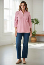 Load image into Gallery viewer, Equinox Half Zip Cotton Top 5232
