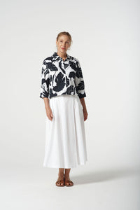Goondiwindi Leaf Print Shirt 4396
