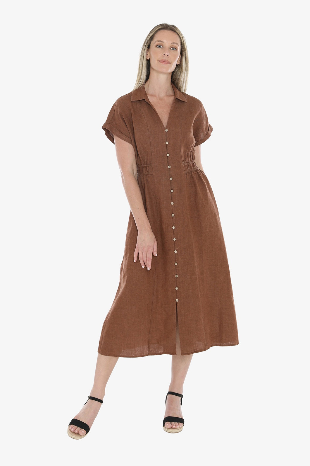 Jump Elastic Waist Dress 5075