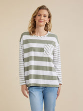 Load image into Gallery viewer, Yarra Trail Stripe Tee 7466
