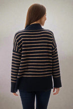Load image into Gallery viewer, Slade High Neck Stripe Knit 7QN535
