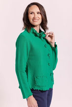 Load image into Gallery viewer, See Saw Ruffle Trim Jacket SW958

