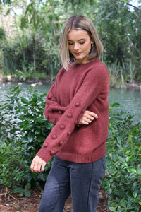 Lothlorian Bobble Sleeve Jumper