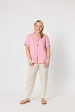 Load image into Gallery viewer, Gordon Smith Audrey Linen Top 49440
