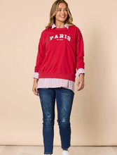Load image into Gallery viewer, Threadz Paris Emb Sweatshirt 48581
