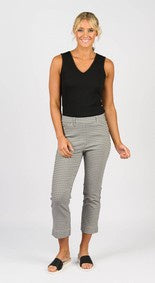 Vassalli Mini Check 7/8th Pant 297