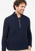 Load image into Gallery viewer, Nativeworld Mens Arran 1/2 Zip NS434
