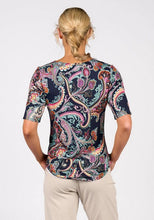 Load image into Gallery viewer, Vassalli 3/4 Sleeve Round Neck Tee V4329
