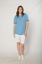 Load image into Gallery viewer, Equinox Short Sleeve Piquet Stripe Polo 31
