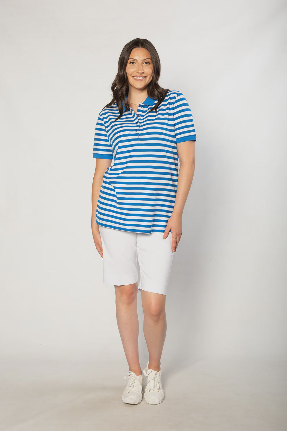 Equinox Short Sleeve Piquet Stripe Polo 31
