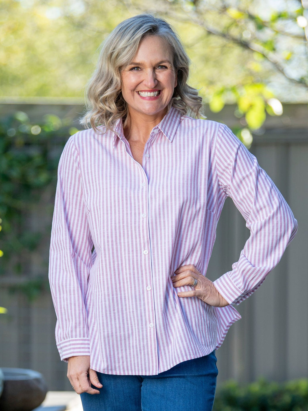 Equinox Long Sleeve Striped Shirt 3008