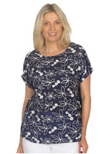 Load image into Gallery viewer, Jillian Embroidered Breeze Top 6313
