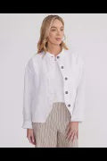 Load image into Gallery viewer, Yarra Trail Panelled Linen Jacket 6190
