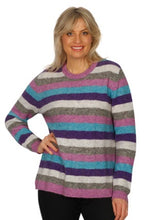 Load image into Gallery viewer, Emily Cosy Wave Stripe Alpaca Blend Knit E1807
